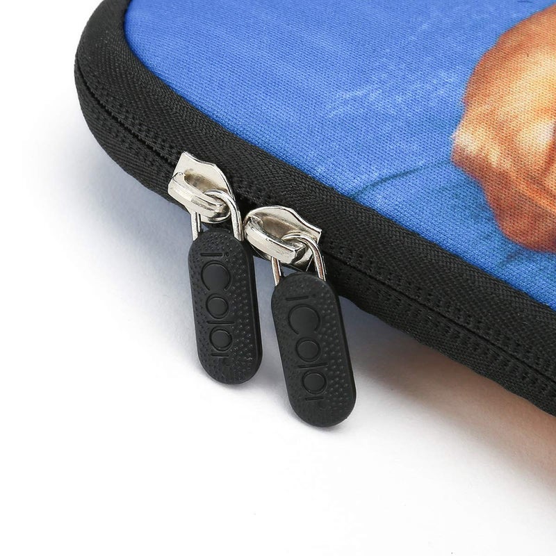iColor 14 15 15.4 15.6 inch chromebook case Cover Bag Boys Laptop Handle Bag Computer Protect Case Pouch Holder Notebook Sleeve Neoprene Cover Soft Carrying Travel Case Cute Dog ICB-13 - Image 4